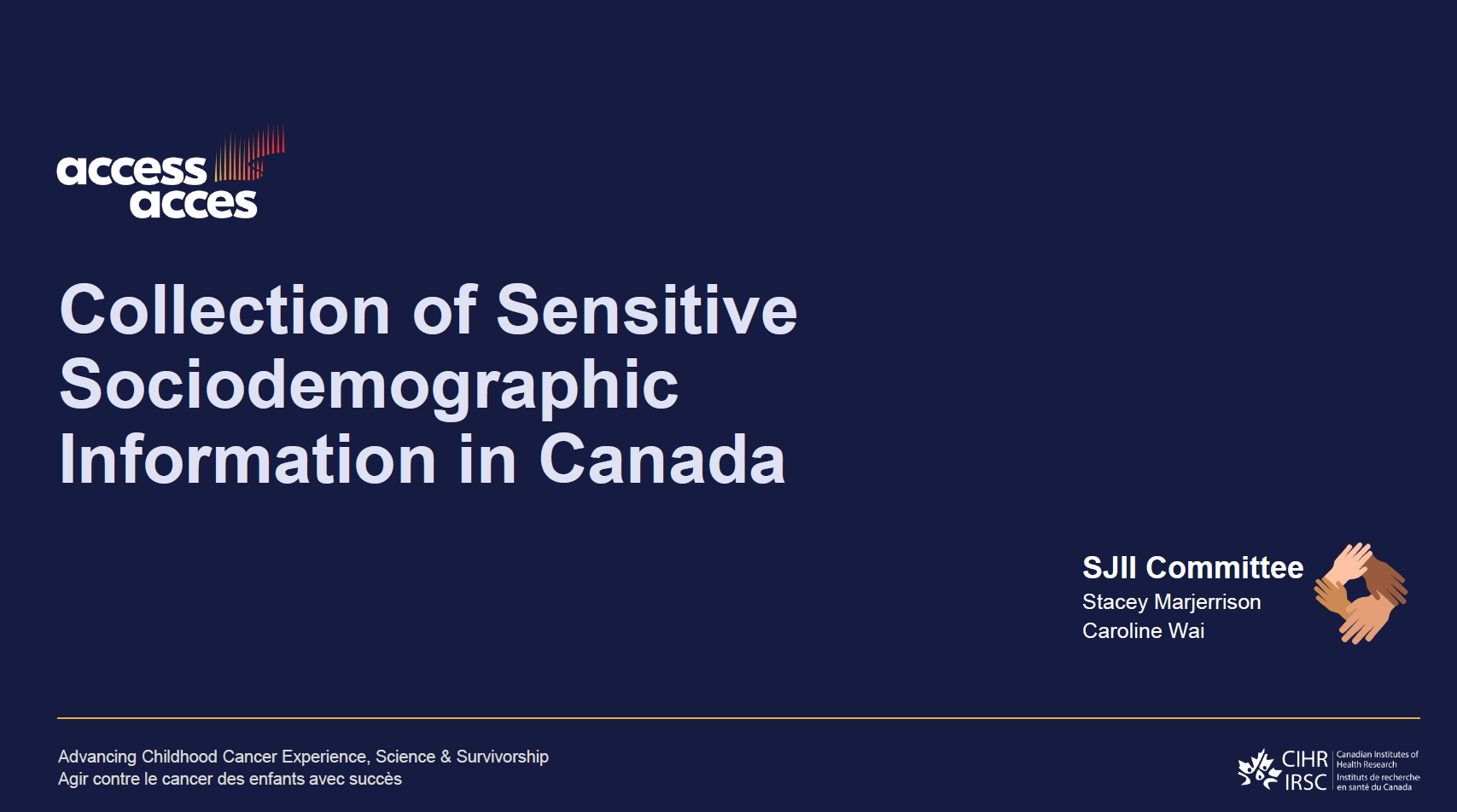 Current Landscape of Collection of Sensitive Sociodemographic Data in Canada